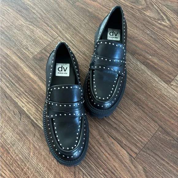 DV Dolce Vita Women's Landun Lug Sole Platform Loafers - Picture 13 of 14